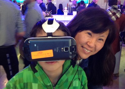 Jeanine Kim and son