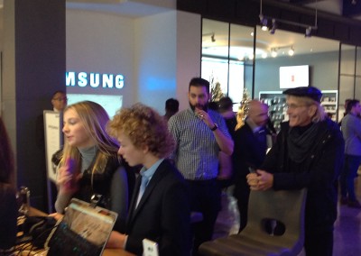 Crowd at Samsung Studio